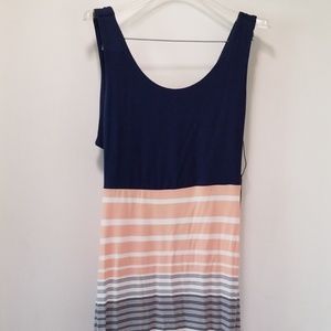 Striped maxi dress